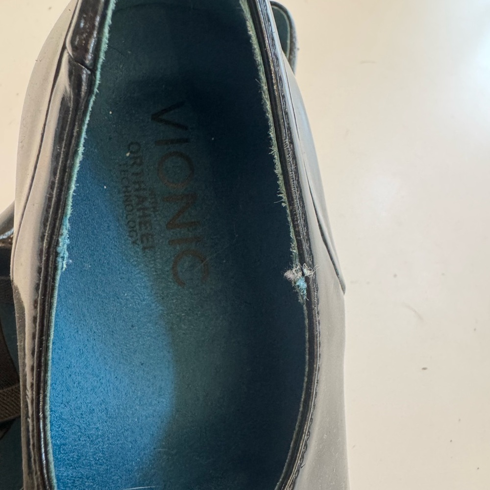 Vionic Black Leather Flats - image 2